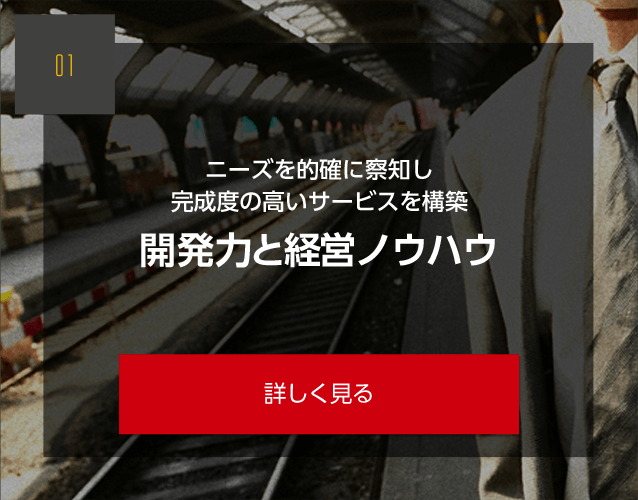 ニーズを的確に察知し完成度の高いサービスを構築 開発力と経営ノウハウ