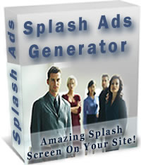 Splash Ads Generator　スプラッシュ　アズ　ジェネレーター 再販権付　リセールライト
