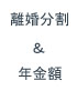 離婚分割 & 年金額