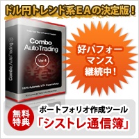 ＦＸの MT4専用 EA　Combo_AutoTrading（Ver.4）