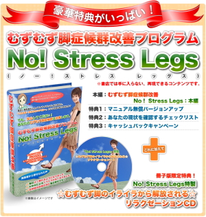 むずむず脚症候群改善プログラム「Ｎｏ！ Ｓｔｒｅｓｓ Ｌｅｇｓ」